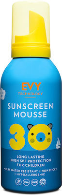 Evy Technoology Sunscreen Mousse Детско Слънцезащитно Спрей 150мл SPF30