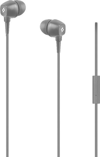 TTEC Pop In-ear Handsfree με Βύσμα 3.5mm Γκρι