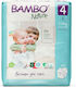 Bambo Nature Πάνες με Αυτοκόλλητο No. 4 για 7-14kg 24τμχ