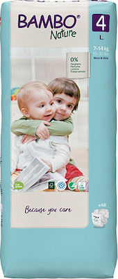 Bambo Nature Tape Diapers No. 4 for 7-14 kgkg 144pcs