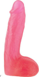Dream Toys XSkin Realistic Dong with Scrotum Ρεαλιστικό Dildo Transparent Pink 18cm
