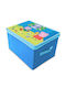 Kinder Aufbewahrungsbox Faltbar Peppa Pig Blau 1Stück