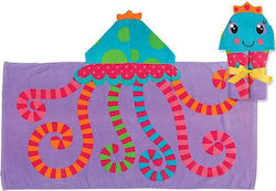 Stephen Joseph Jellyfish Kids Beach Poncho Purp...