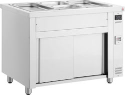 Inomak Elektrischer Bain Marie 2kW mit Kapazität von 2xGN2/1