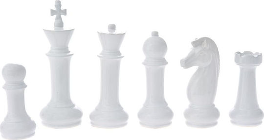 Iliadis Chess Pawns White 6pcs