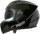 Nova Racing 330-DV Full Face Helmet with Sun Visor ECE 22.05 Black NV330DVB