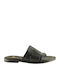 Stefania Women's Sandals Leather 12 Black