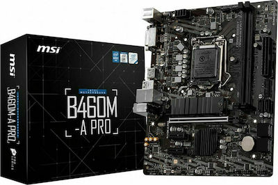 MSI B460M-A Pro Motherboard Micro ATX με Intel 1200 Socket