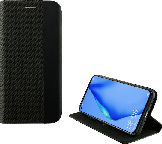 Idol 1991 Elite Anti-RFID Book Synthetic Leather Black (Huawei P40 Lite)