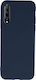 Matt Silicone Back Cover Blue (Huawei P Smart ProHuawei P Smart Pro)