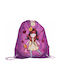 Santoro Princesses Kids Bag Backpack Purple 30cmx3.5cmx35cmcm