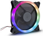 Argus RS-051 RGB Case Fan 120mm με Σύνδεση 4-Pin PWM