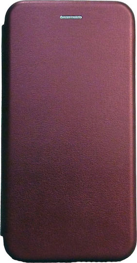 MyMobi Book Δερματίνης Μπορντό (Huawei Y5 2019 / Honor 8S)
