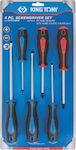 King Tony Set 6 Magnetic Screwdrivers