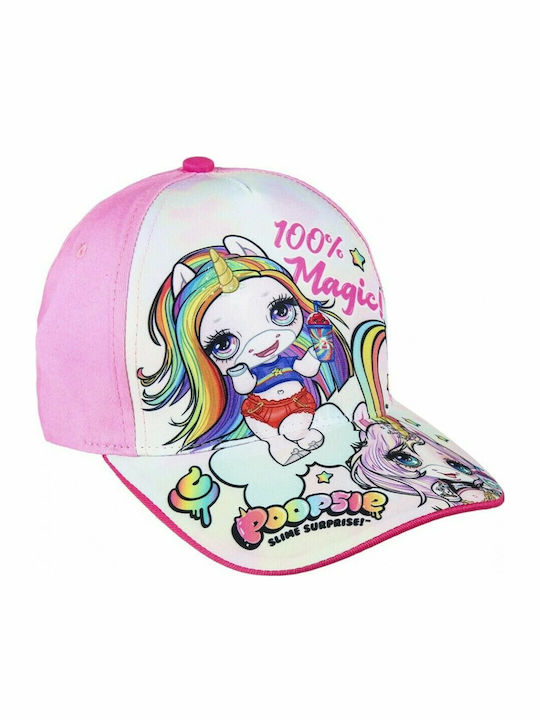 Cerda Kinderhut Jockey Stoff Poopsie Rosa
