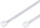 Benman Δεματικά Καλωδίων Πλαστικά 250mmx7.6mm σε Λευκό χρώμα (100τμχ) (70950)