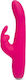 Happy Rabbit Curve Slim Vibrator Iepurele 24cm Roz