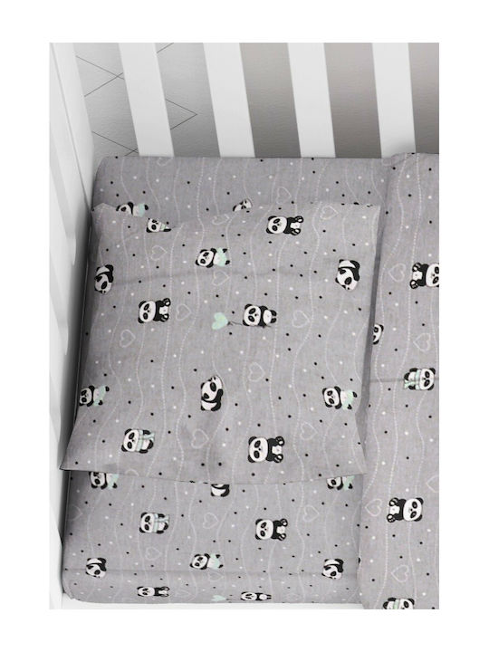 Dimcol Panda Baby-Kissenbezug 112 Green 35x45cm 1915817715811288