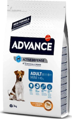 Affinity Advance Adult Mini 3kg Dry Food for Adult Dogs of Small Breeds with Chicken and Rice