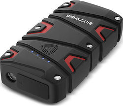 BlitzWolf Car Jump Starter Φορητός Εκκινητής Μπαταρίας Αυτοκινήτου 12V με Power Bank 12000mAh / USB / Φακό