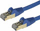 StarTech U/FTP (STP) Cat.6a Ethernet Network Cable 0.5m Blue