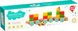 Lucy & Leo Slide Toy Little Chick Train made of Wood for 36++ Months