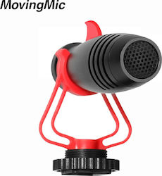 Electret 3.5mm Microphone MovingMic MiniShark MS1 Shock Mounted/Clip On Mounting for Camera