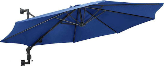 Umbrelă De Perete Rotundă Metalică Albastră Φ3m
