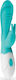Good Vibes Only Leda Rabbit Vibrator Вибратор Заек 20см Teal