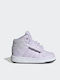 Hoops Hoops mid 2.0 Kids Sports Shoes Basketball with Hoop & Loop Closure Purple Tint / Signal Coral