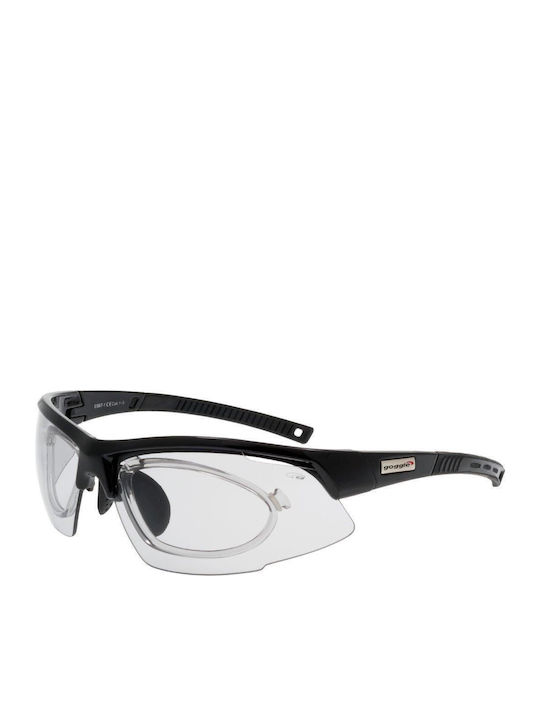Goggle Falcon T Unisex Sunglasses with Black Plastic Frame and Gray Lens