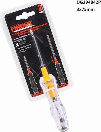 Finder Spark Detecting Screwdriver Cross Size 3x75mm