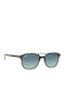Ray Ban Leonard Unisex Sunglasses with Brown Tartaruga Plastic Frame and Blue Gradient Lens RB2193 1316/3M