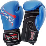 Olympus Sport Beginner Γάντια Πυγμαχίας από Συνθετικό Δέρμα για Αγώνα Μπλε