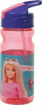 Gim Sticlă pentru Copii Barbie Plastic Roz 500ml