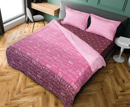 Beauty Home Set Duvet Cover 160x240cm Single with Pillowcase 1826PTHMO Protea