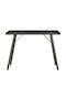 Desk Wooden Black with Metal Legs 90x50x79cm