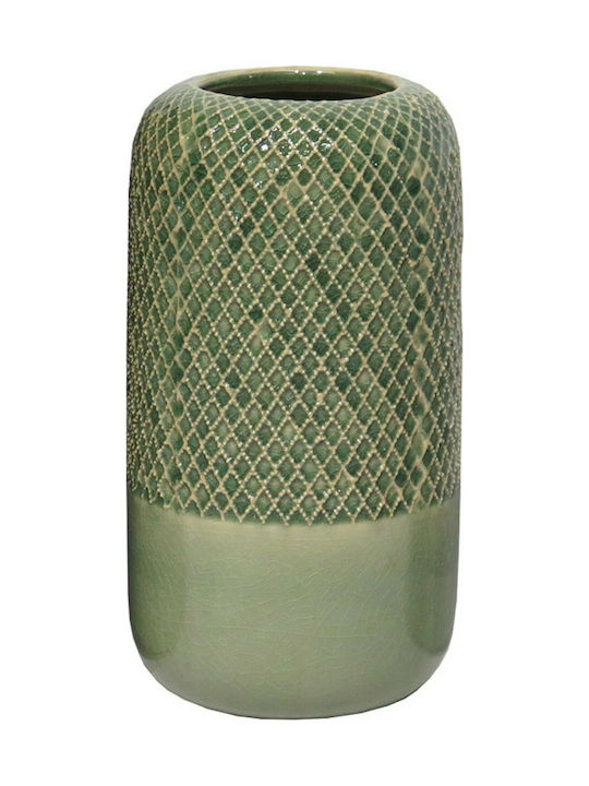 InTheBox Ceramic Vase Peppermint 14.3x14.3x26cm