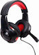 Gembird GHS-U-5.1-01 Over Ear Gaming Headset με σύνδεση USB Black
