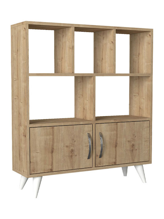 Bookcase Orbit Sonoma 90x22x105cm