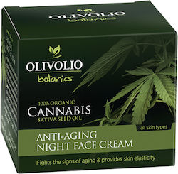 Olivolio Botanics Cannabis Sativa Seed Oil Αντιγηραντική Κρέμα Νυκτός 50ml