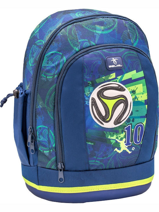 Belmil Soccer School Bag Backpack Elementary, Elementary in Blue color 14lt