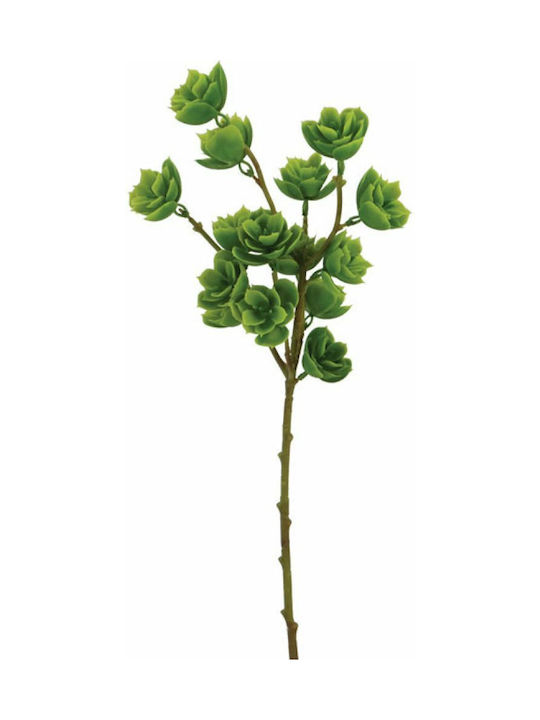 Marhome Artificial Decorative Branch Succulent Plant Green 53cm 1pcs