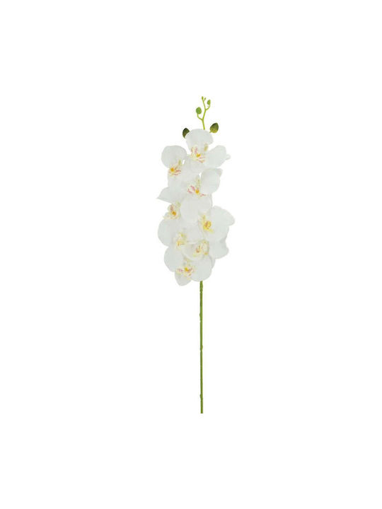 Marhome Artificial Decorative Branch Orchid White 90cm 1pcs