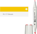 Montana Colors 94 Graphic Design Marker 7mm Yellow