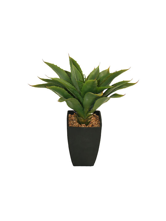 Marhome Plantă Artificială în Ghiveci Mic Green 30cm 1buc