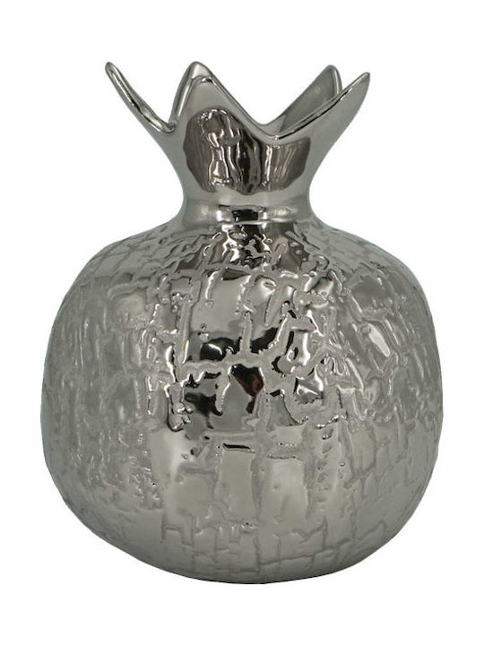 Marhome Tischplatte Glücksbringer Granatapfel Silver Keramik 13x16cm 1Stück