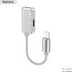 Remax Enjoy RL-LA02i Converter Lightning male to Lightning female Silver Silver 1pcs