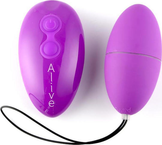 Adrien Lastic Alive Magic Vibrating Egg 2.0 Mini Δονητής Egg με Απομακρυσμένο Έλεγχο 7.5cm Purple