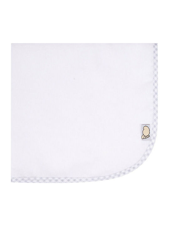 Figlio Bino Flannel Swaddle Wrap Gray 88x90cm.